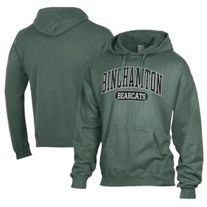 Binghamton Bearcats Comfort Wash Lightweight Fleece Pullover Hoodie - Green  L